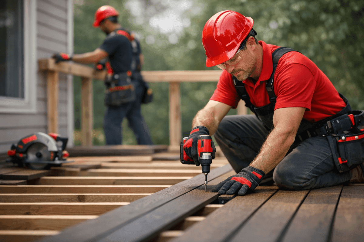 Decking service by Ruizz Roofing