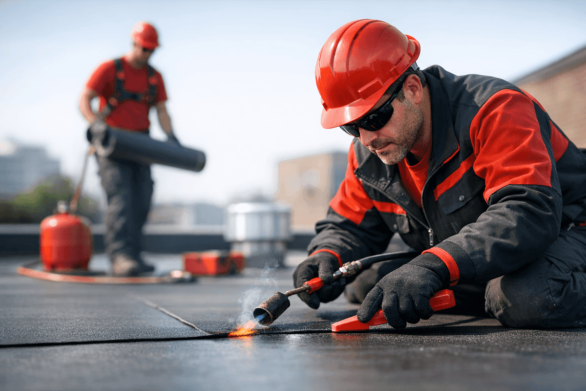 Flat Roofs service by Ruizz Roofing