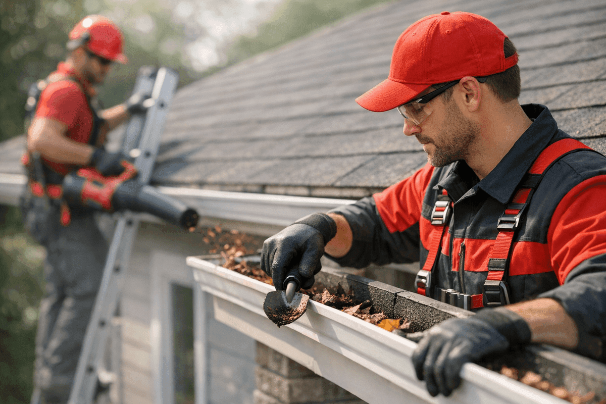 Gutter Cleaning service by Ruizz Roofing