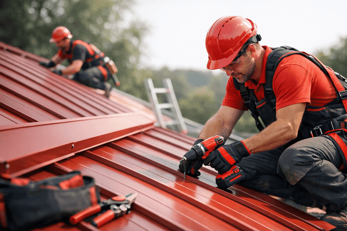 Metal Roofing service by Ruizz Roofing