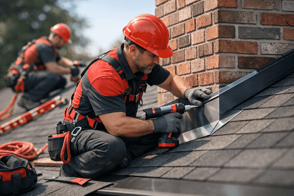 Roof Flashing Repair service by Ruizz Roofing