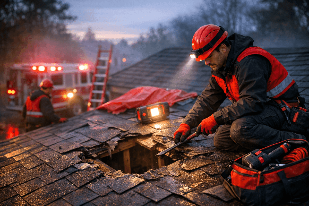 Emergency Services service by Ruizz Roofing