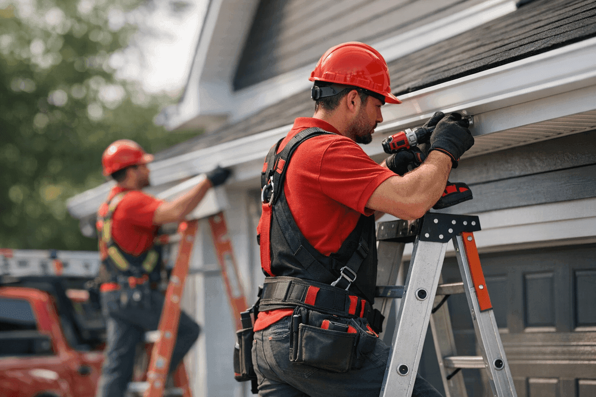 Gutter Installation service by Ruizz Roofing