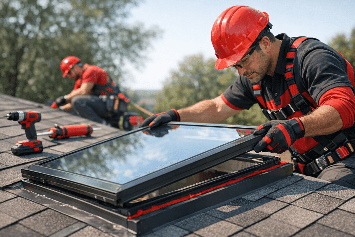 Skylight Repair service by Ruizz Roofing