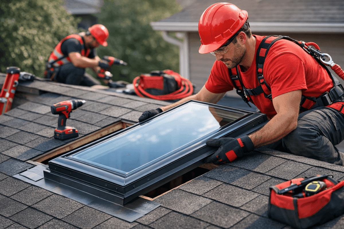 Skylight Installation service by Ruizz Roofing